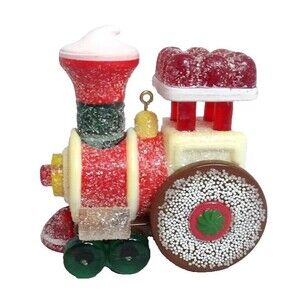 Hallmark Keepsake Candyville Express Train Christmas Ornament Vintage 3" Candy
